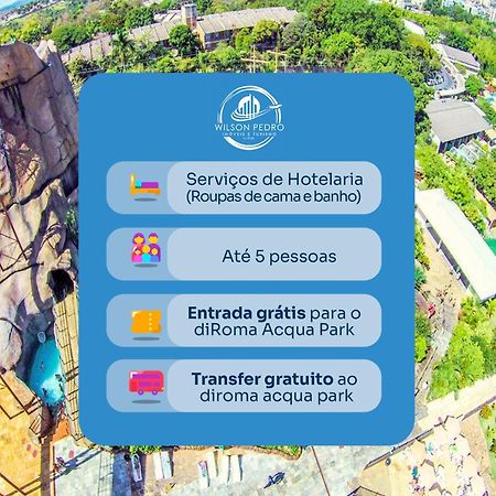 Piazza Diroma - Acqua Park E Splash Caldas Novas Dış mekan fotoğraf